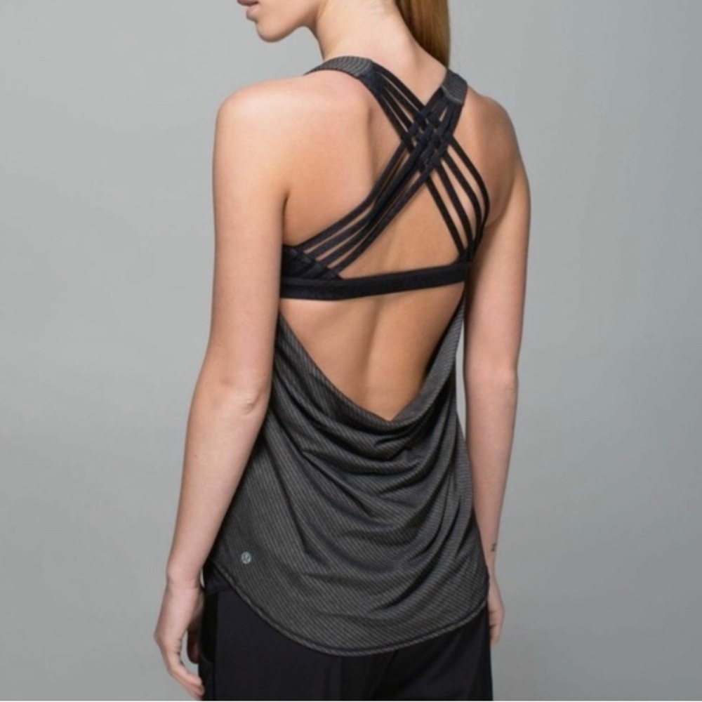 Lululemon Womens Free to be Wild strappy tank top size 4